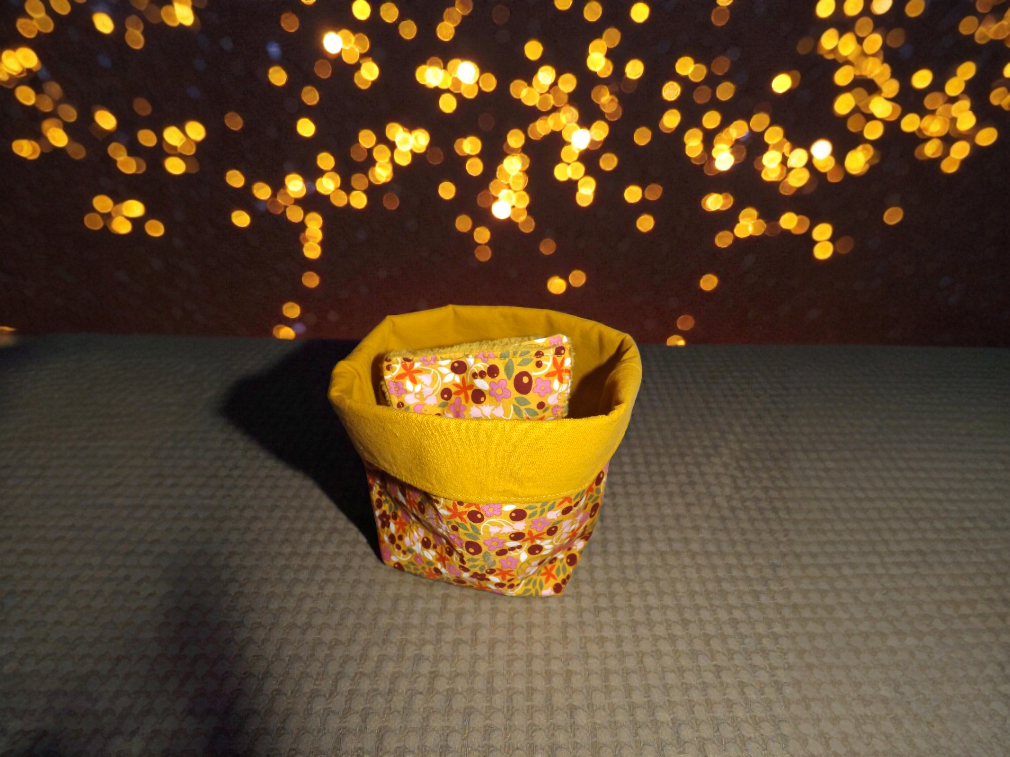 panière plus 7 lingettes assorties