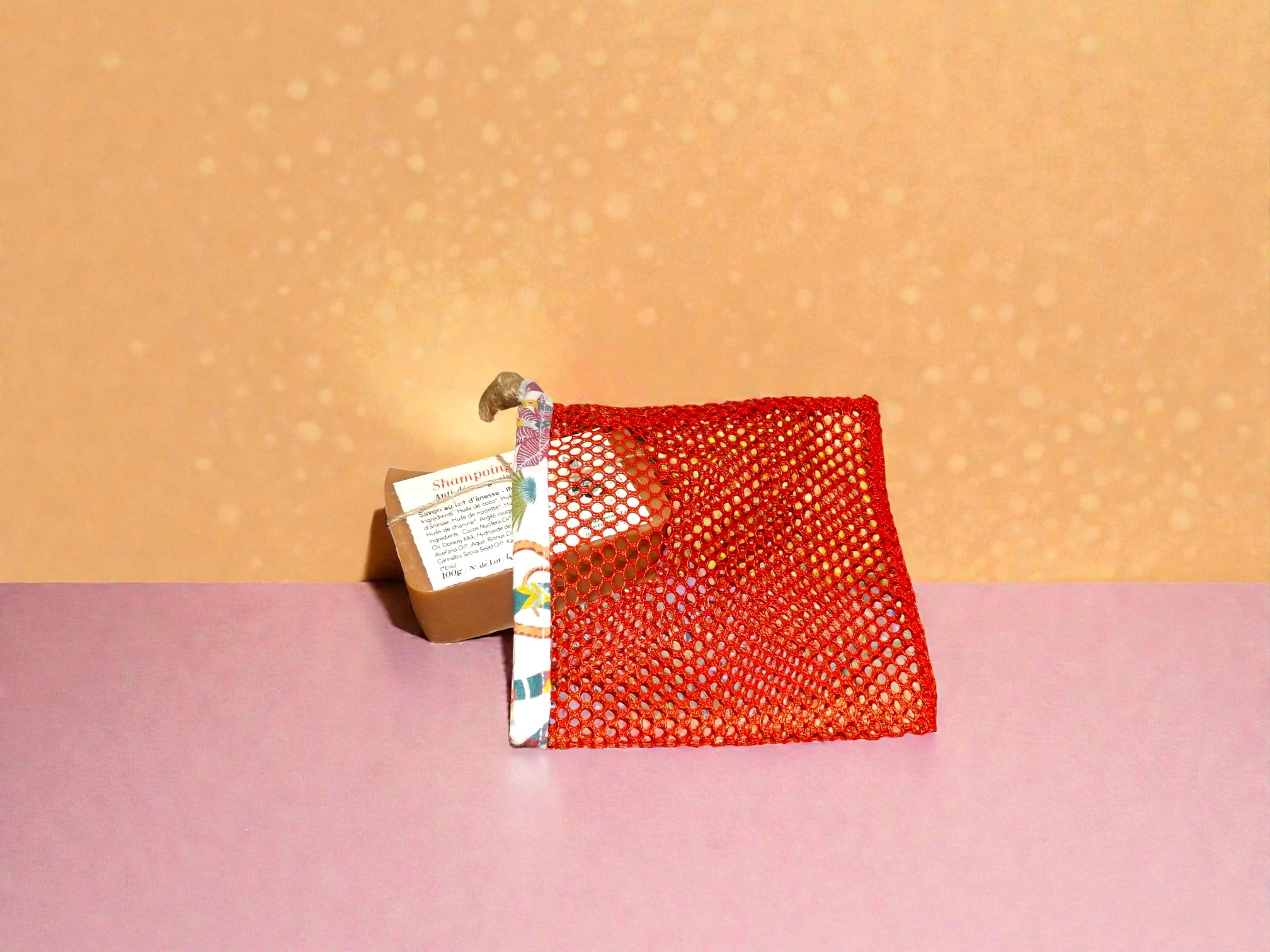 filet à savon solide grand format