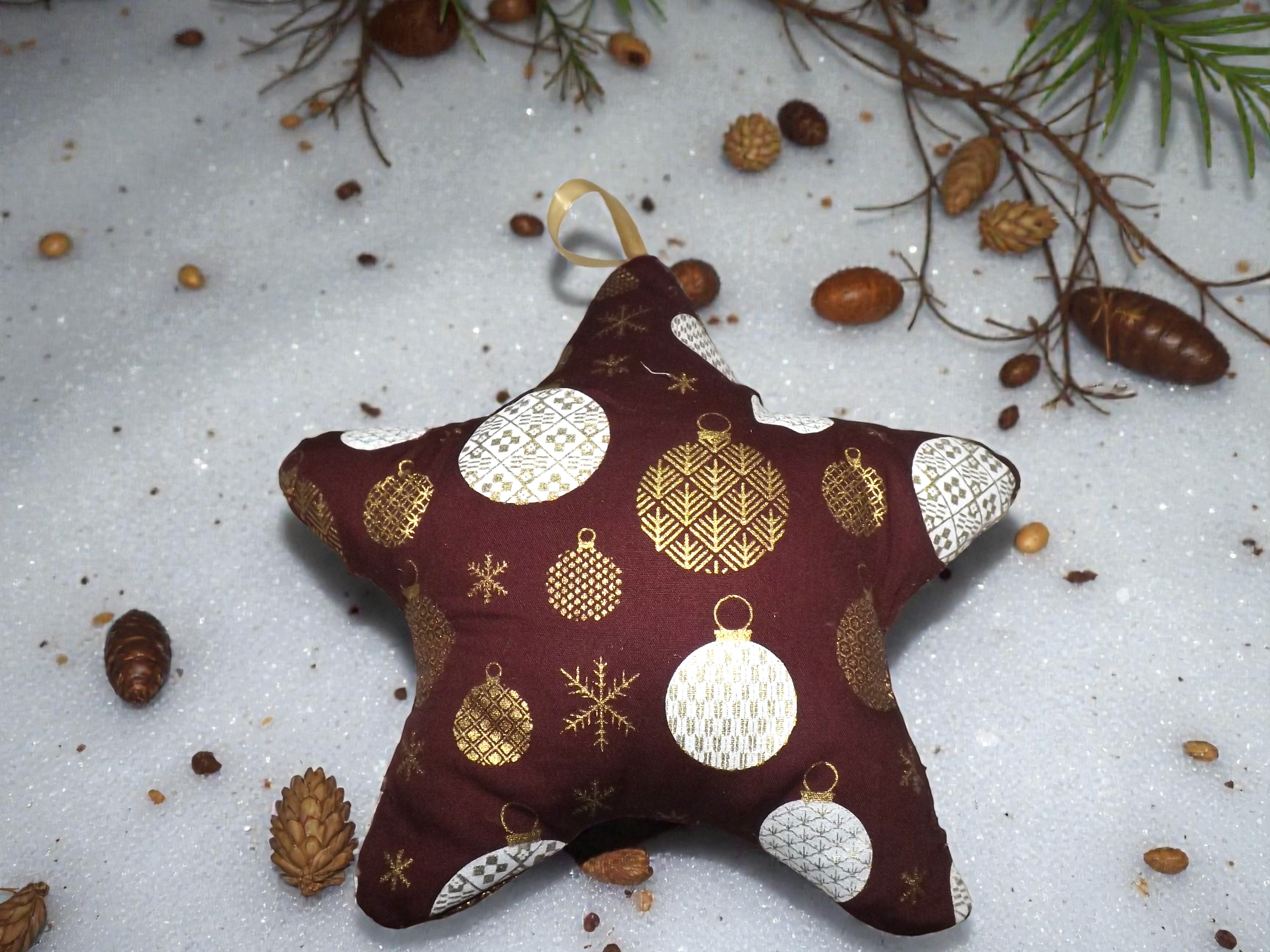 Étoile de Noël à suspendre