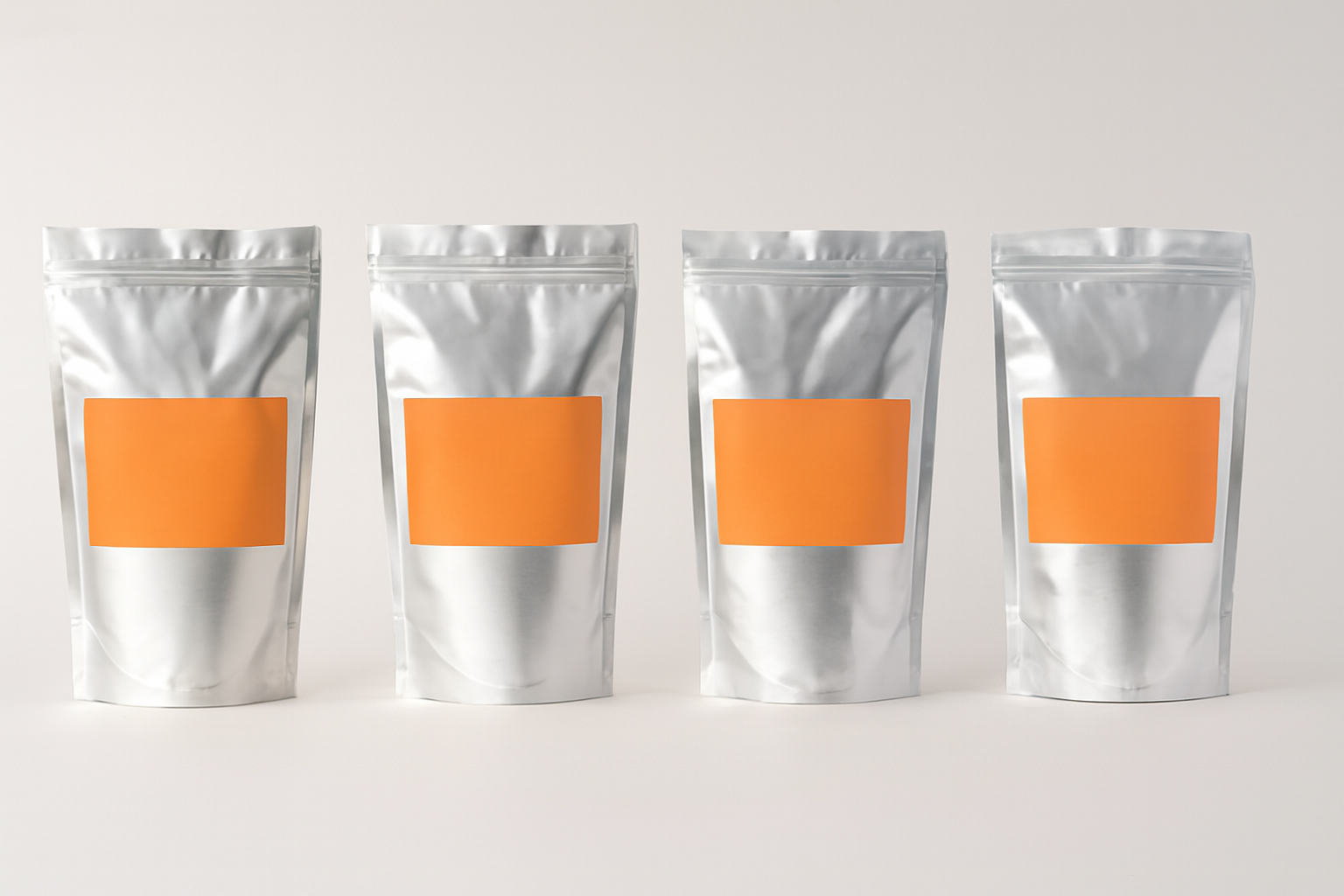 Resealable Silver Packaging Pouch