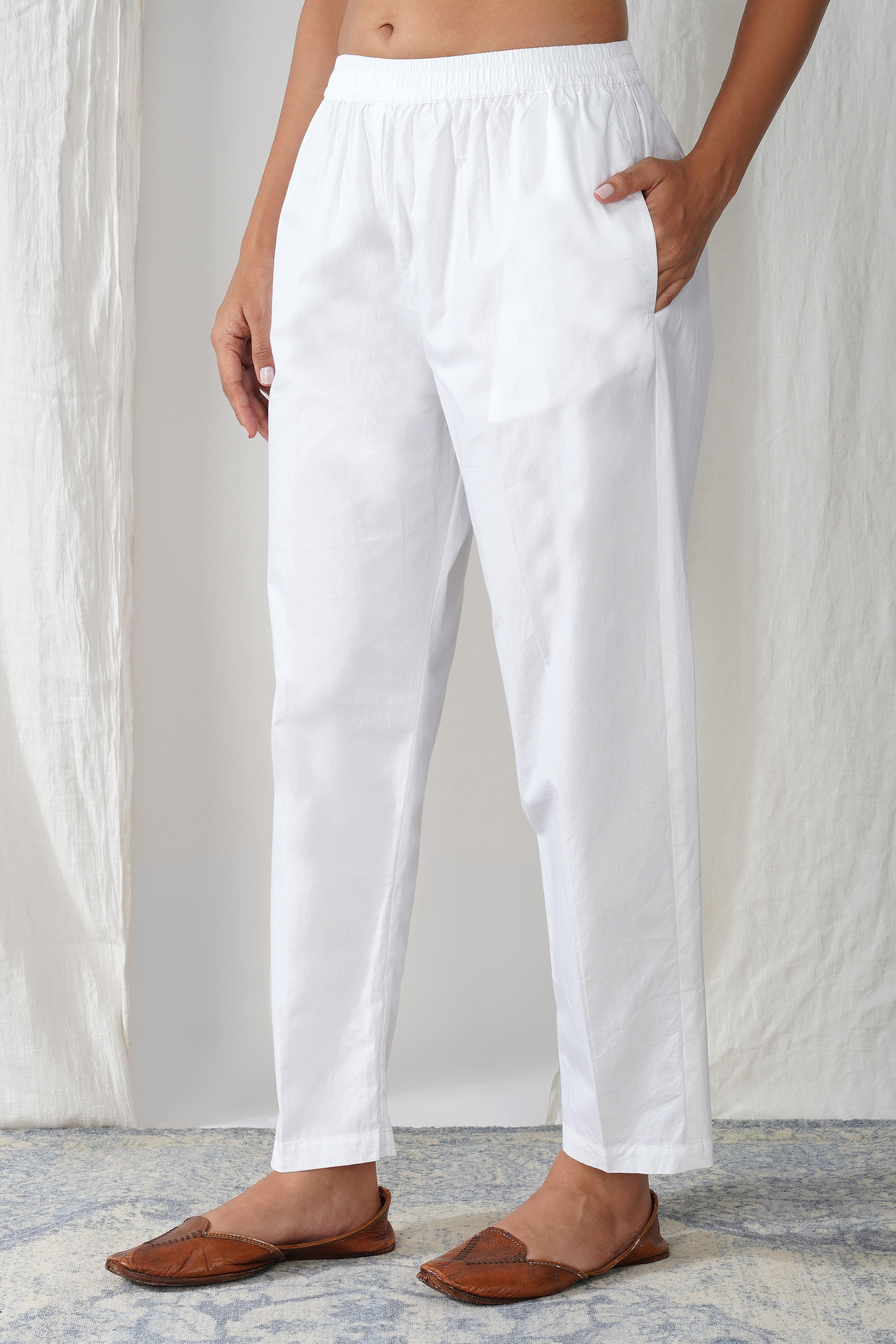 Women Comfort Fit Premium Cotton Pant