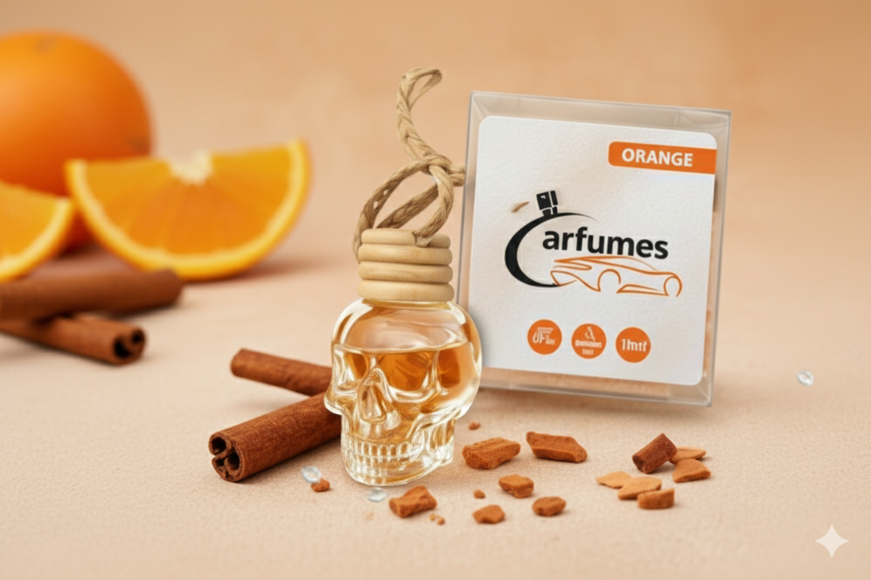 Carfumes orange - Skull Hanging Pod