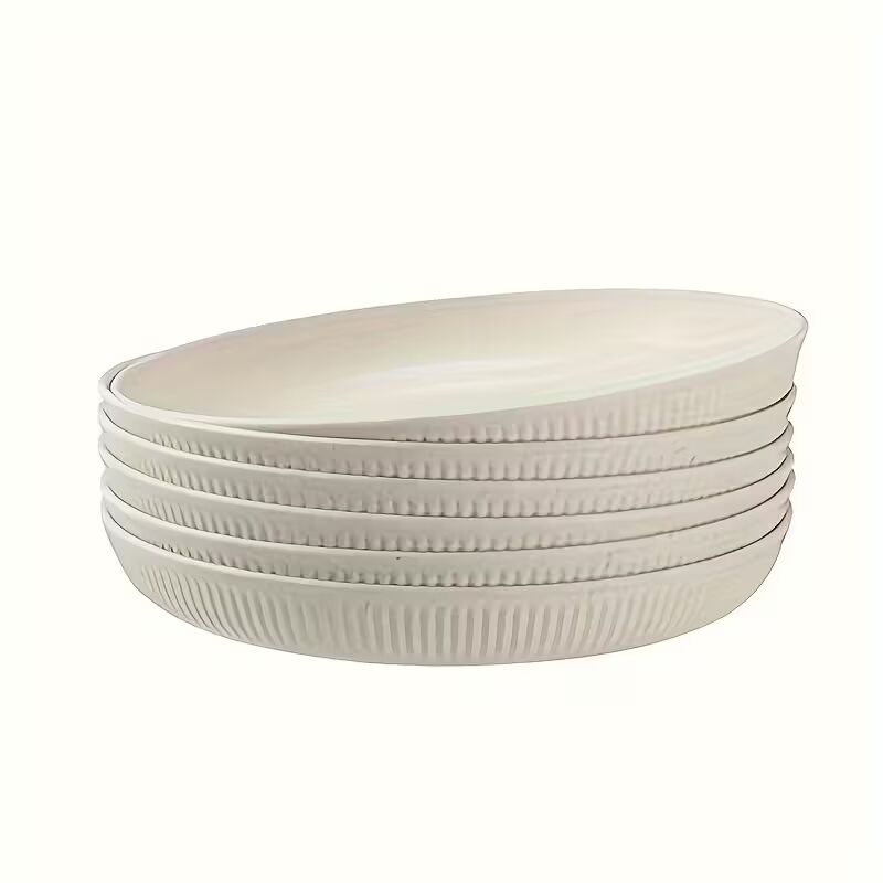 16pcs/Set Shatterproof Cutlery Set Durable Easy to Store Reusable Microwave Dishwasher Safe Includes 8 Plates 4 Bowls 4 Cups Perfect for Camping Picnics Moving Gifts Family Gatherings Daily Use