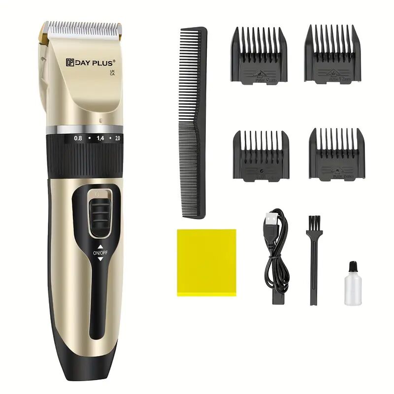 Profi Dog Clippers Electric Hair Trimmer Clippers, All-in-1 Body Hair Trimmer, Beard Shaver Precision Trimmer, 90 Minutes Ultrasonic Sharp Machine For Mens, Pets, Barber Salon, Without Battery
