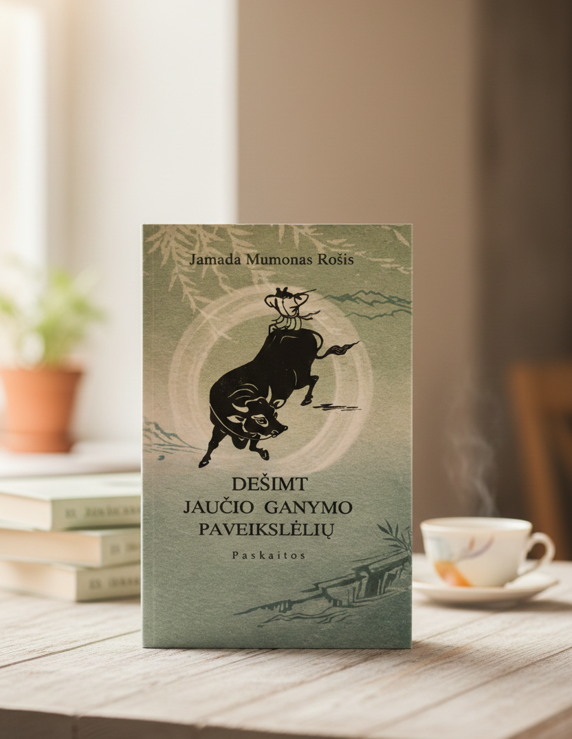 Dešimt jaučio ganymo paveikslėlių