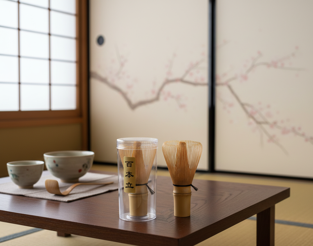 Bambukinis matcha šepetėlis (Chasen)