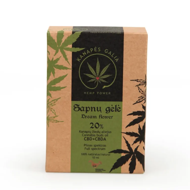 CBD aliejus 20 % "Sapnų gėlė" 