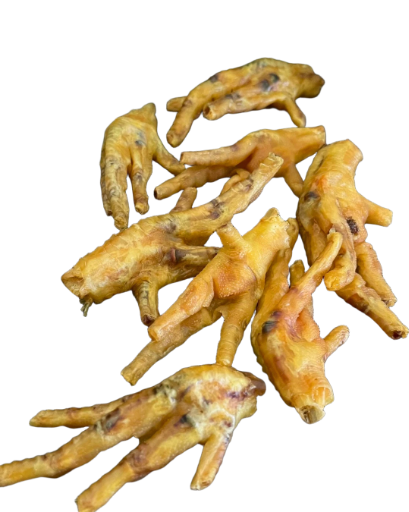 Garras de pollo deshidratasdas