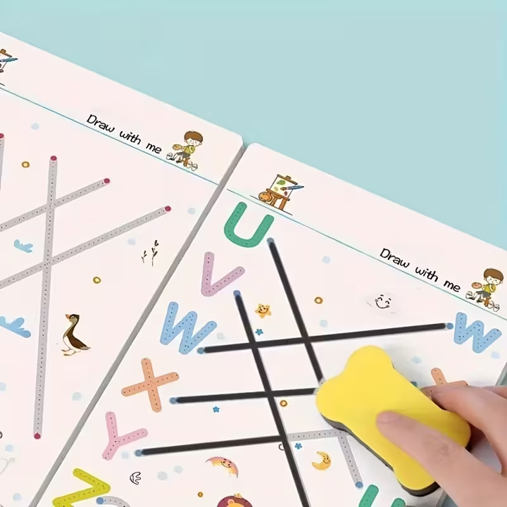 Write & Wipe Learning Book for Little Hands