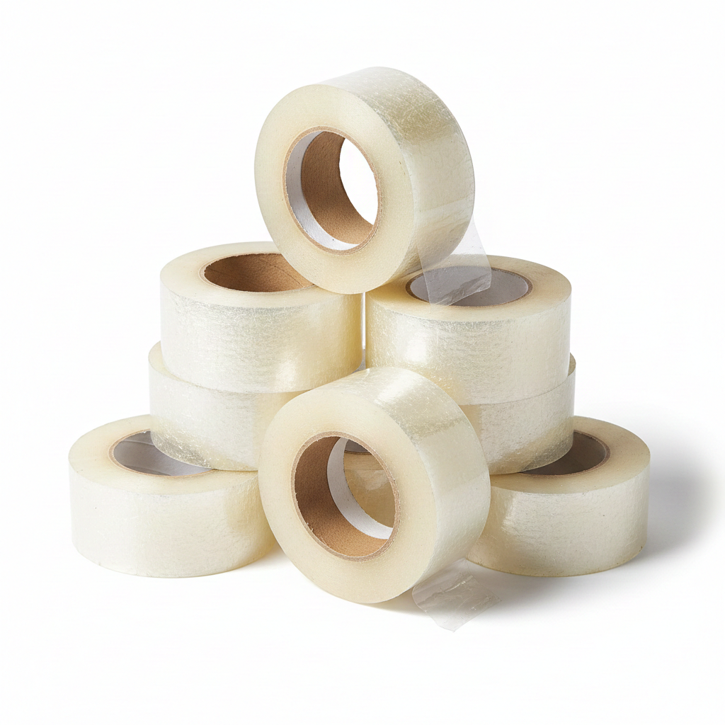 Clear Adhesive Tape Rolls