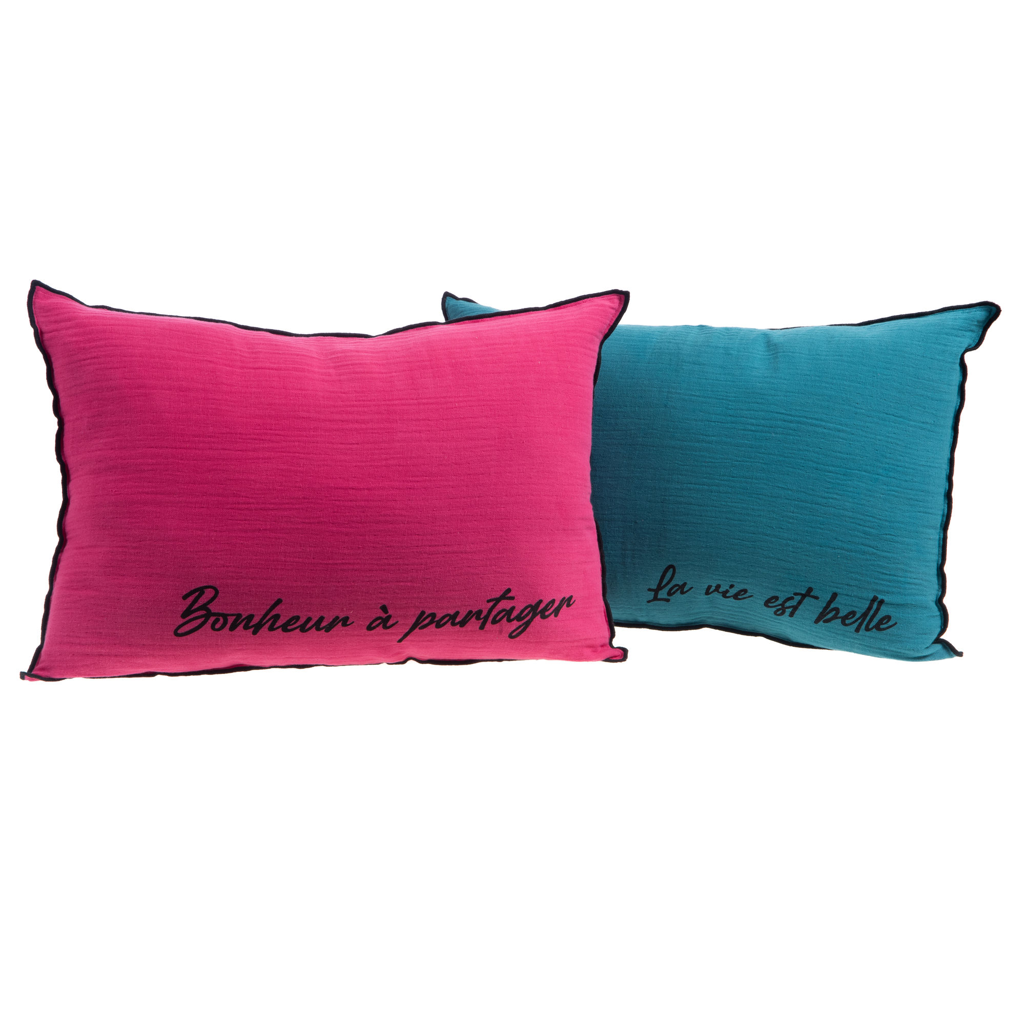 Coussins décoratifs colorés