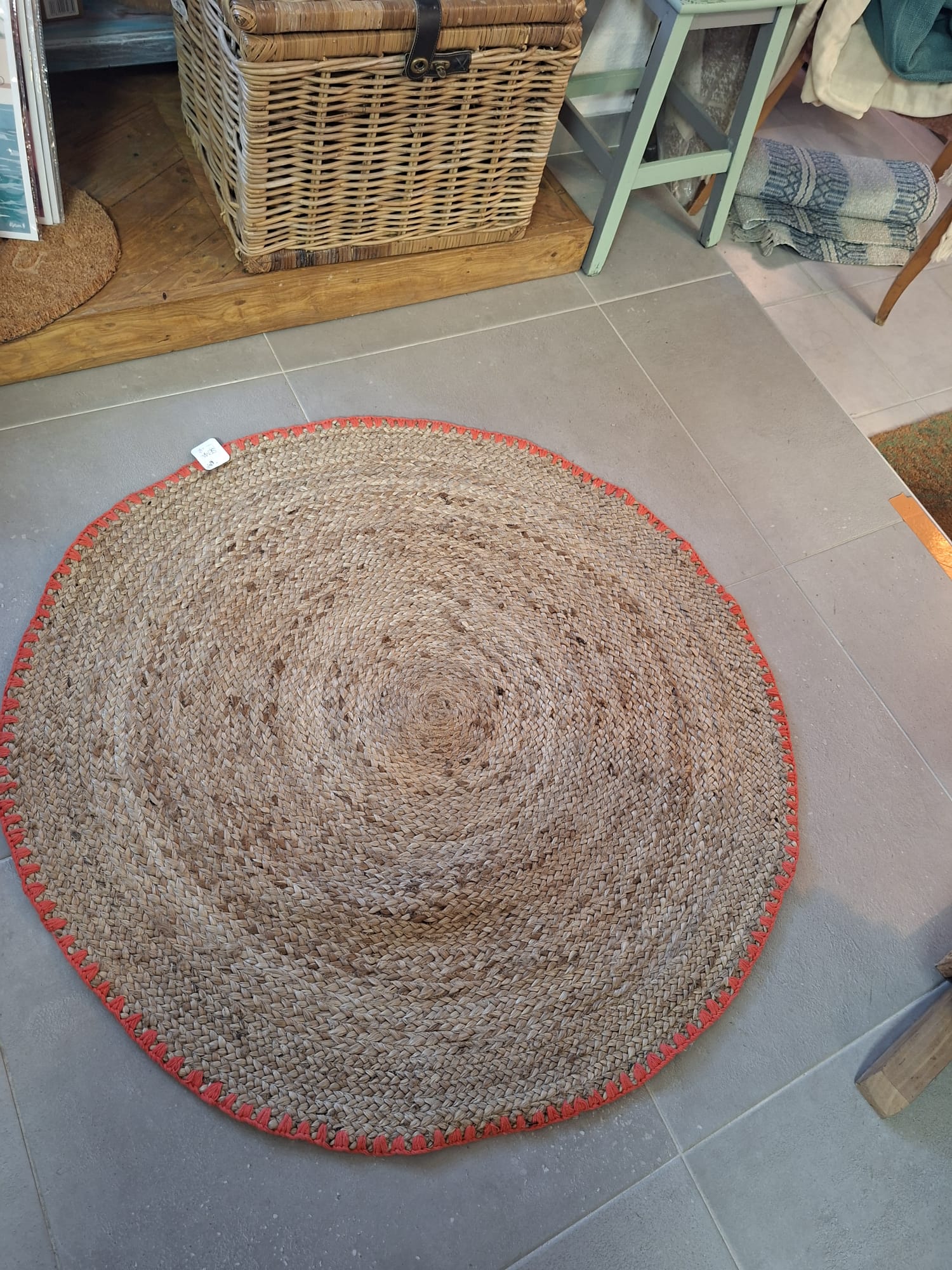 Tapis rond en jute D100cm