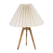 Lampe pied en bois fontelo naturel D41XH54cm