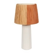 Lampe Raphia & Céramique