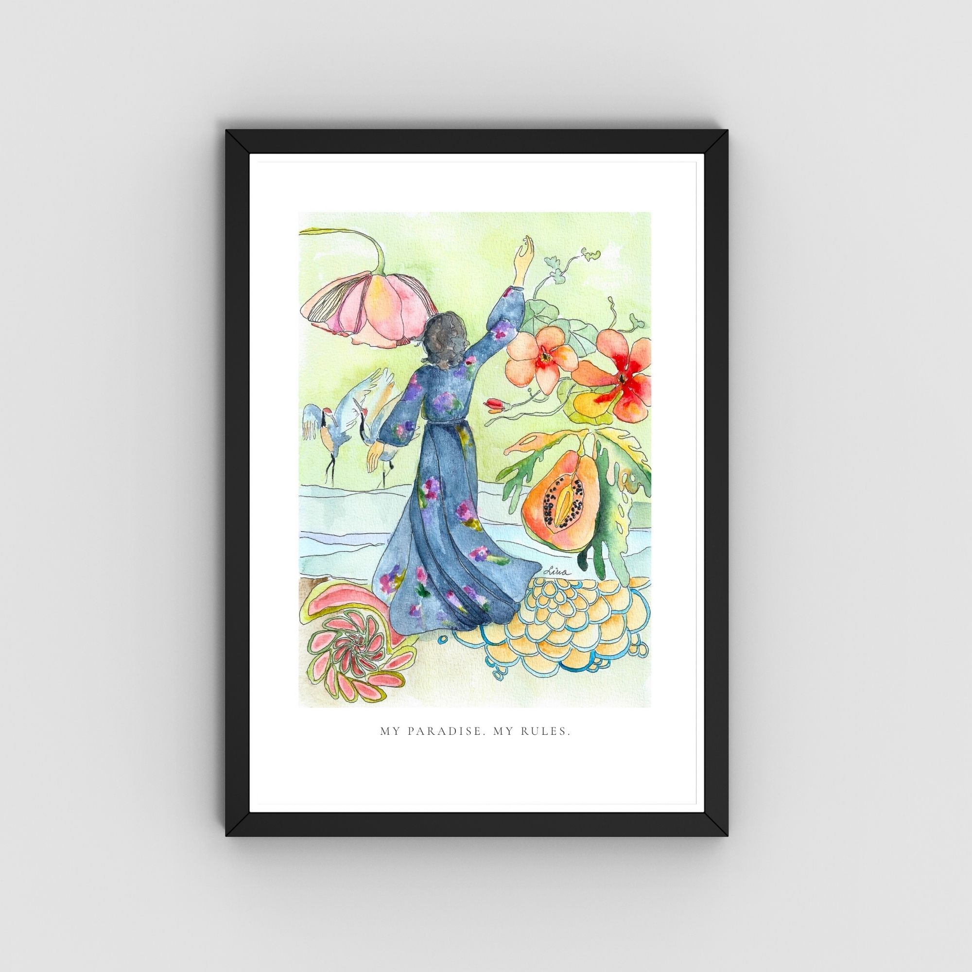 My Paradise. My Rules. – Fine Art Print