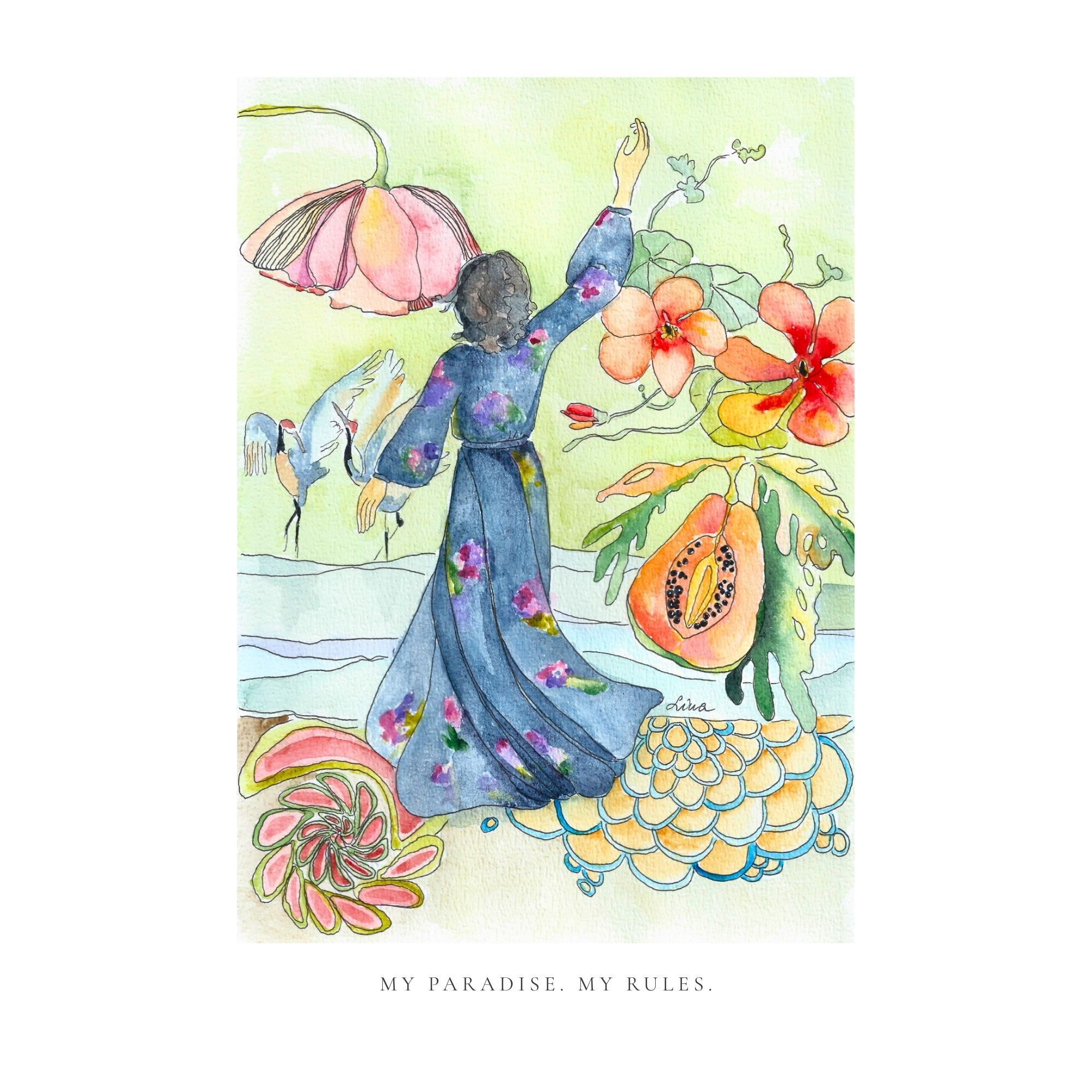 My Paradise. My Rules. – Fine Art Print