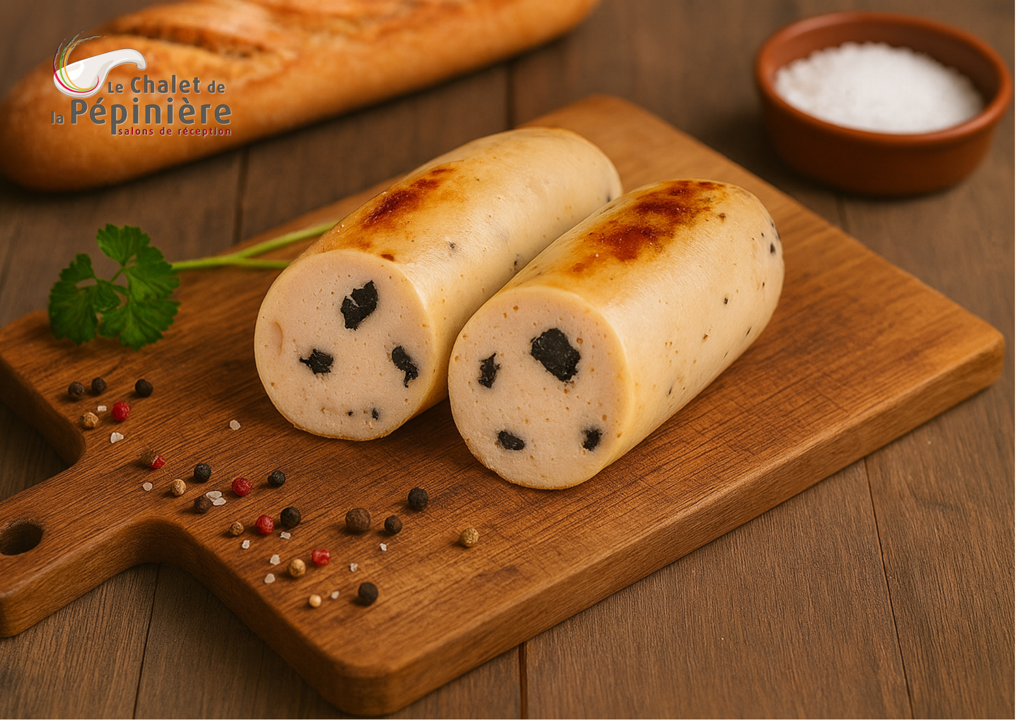 Boudin Blanc maison à la truffe, Pré grillé