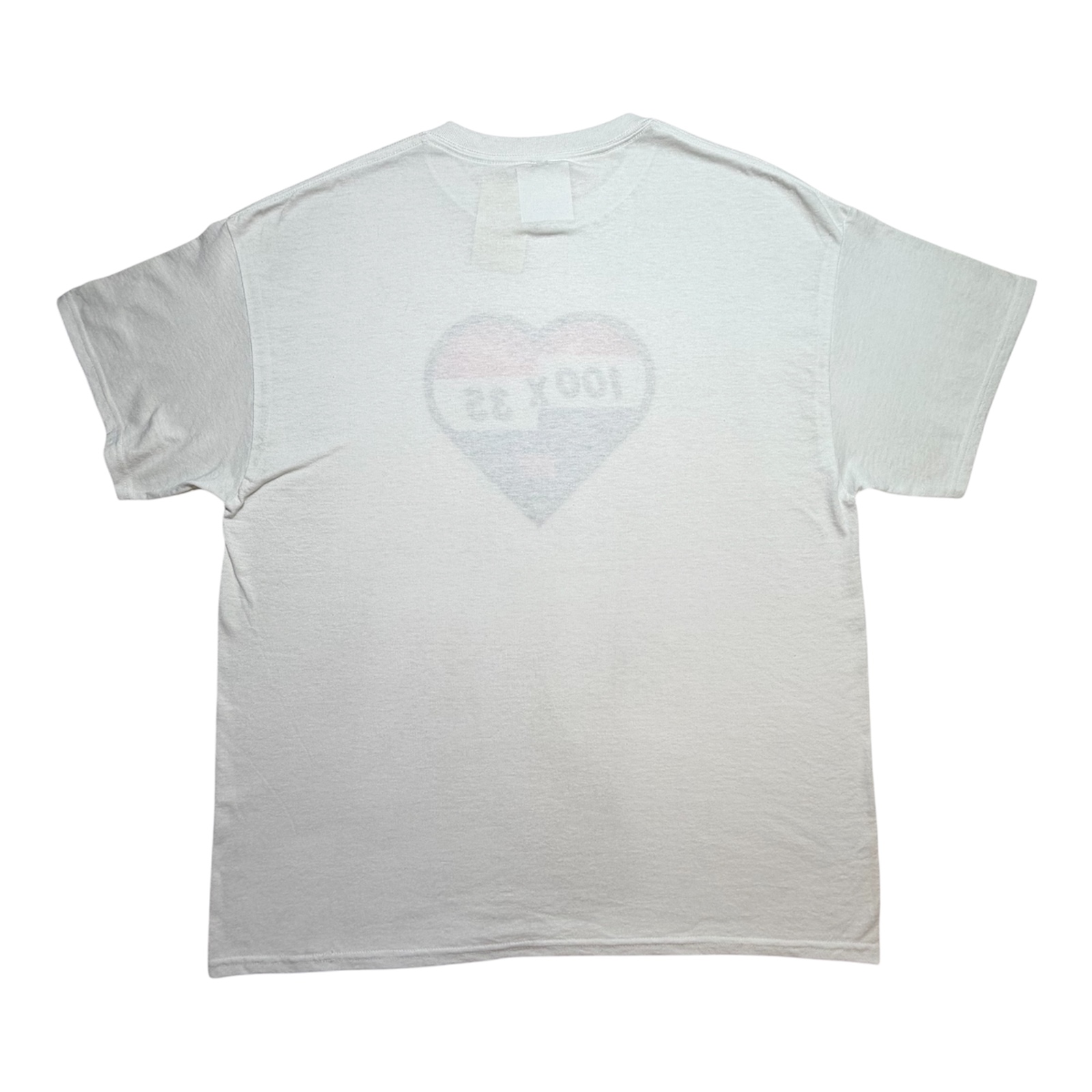 Puerto Rico Heart Flag Graphic T‑Shirt – Unisex XL – 100×35 PR Design