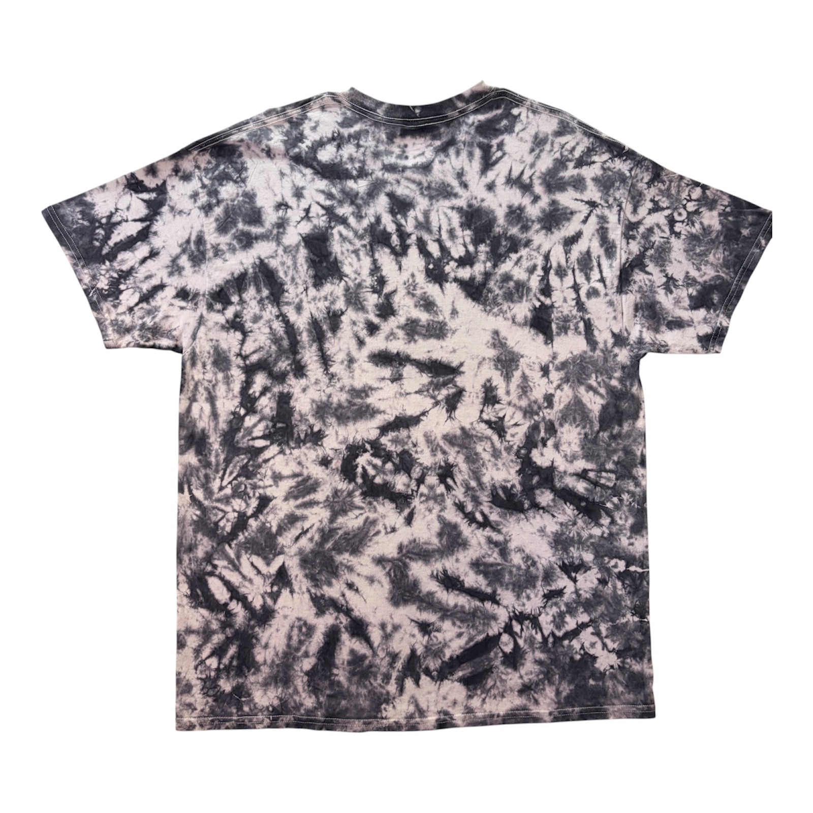 Tie Dye Graphic Tee – “Just Breathe” Inspirational Quote – Handmade XL