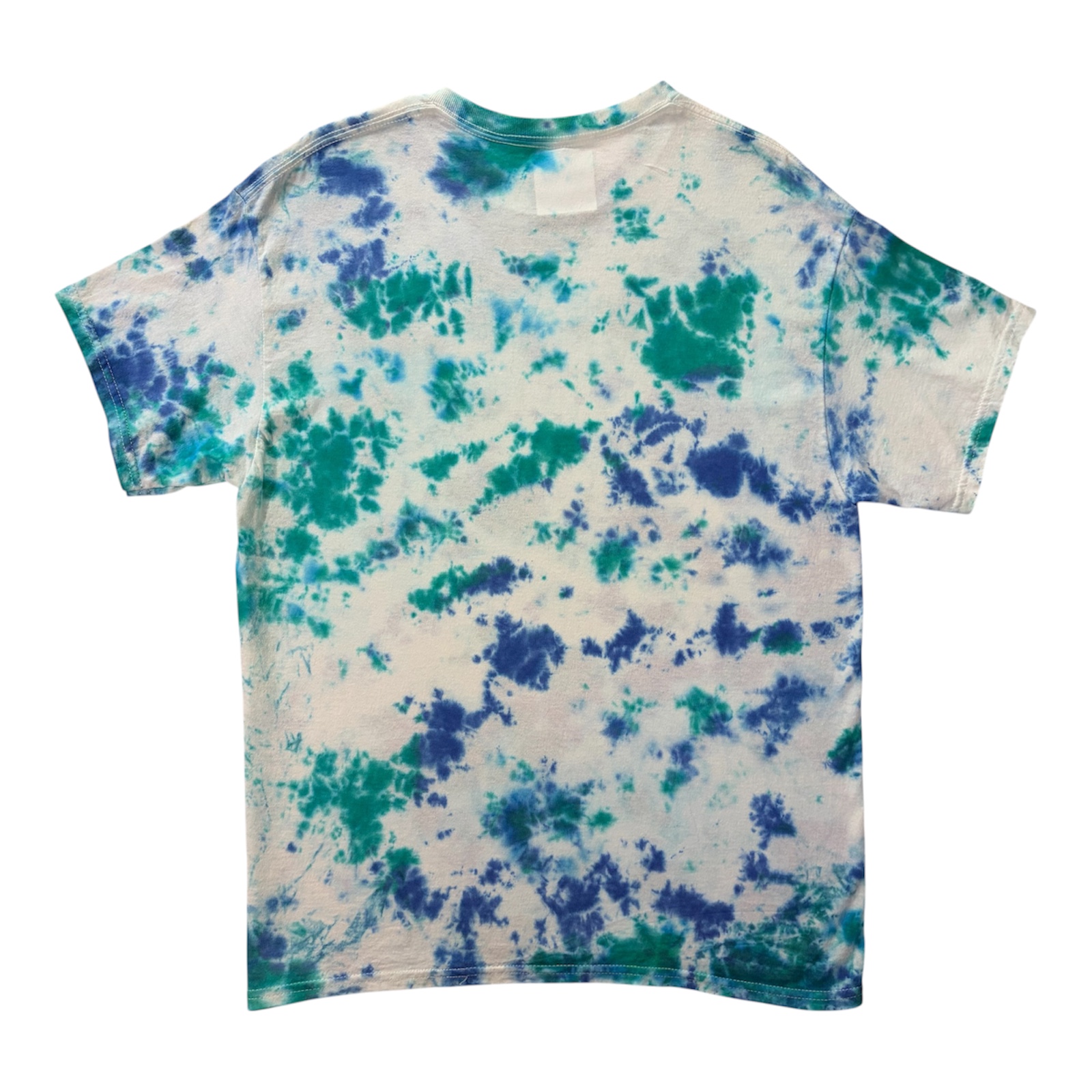 Tie Dye Floral Graphic Tee – “Do What Makes You Happy” – Unisex Large
