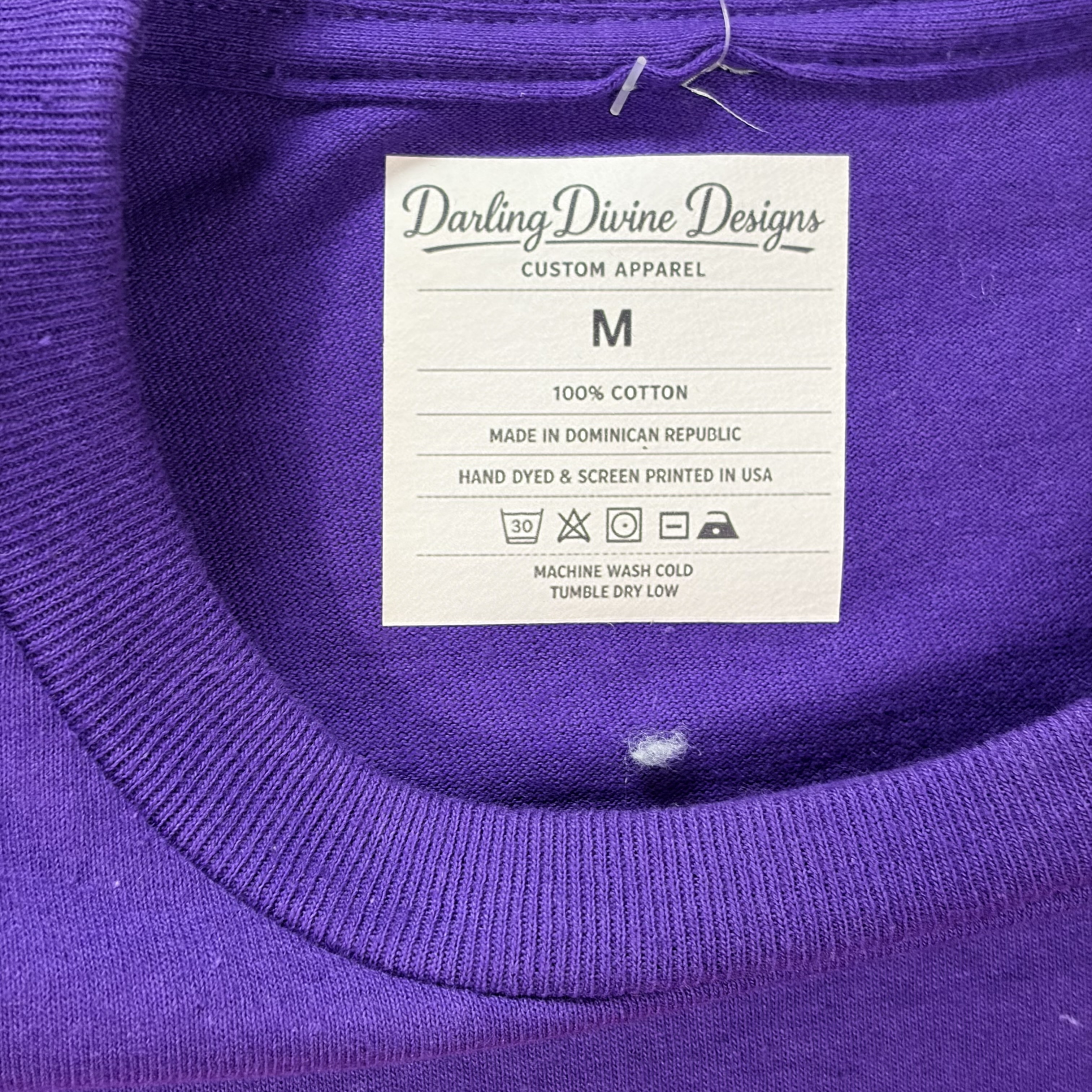 Purple Inspirational Graphic Tee – “There’s Nothing I Can’t Do” – Women's Medium