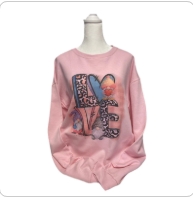 Pink LOVE Gnomes Sweatshirt