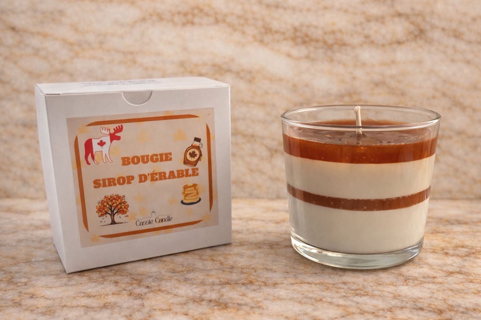 Bougie Sirop d’érable