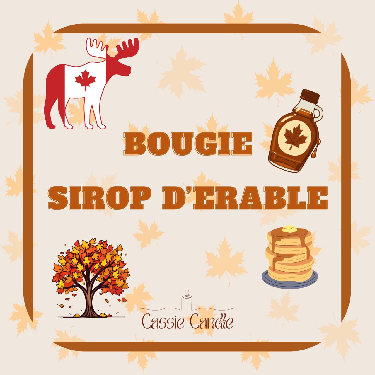 Bougie Sirop d’érable