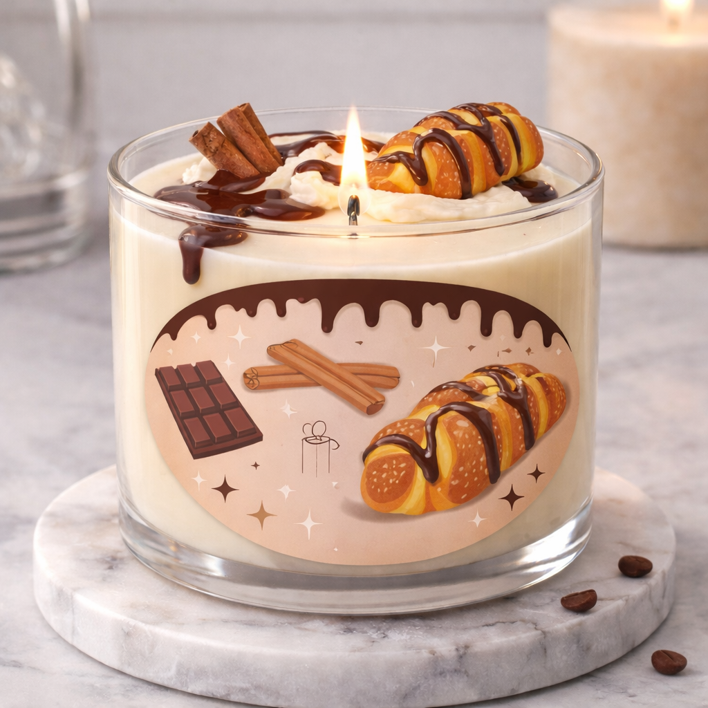 Bougie Pain Au Beurre Chocolat