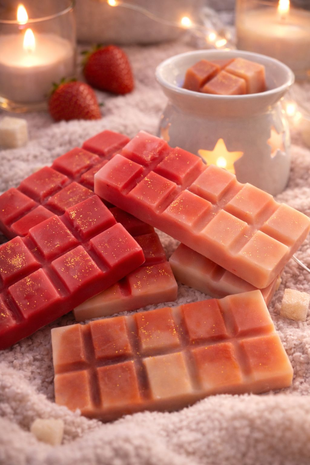 🍓 Fondants parfumés à la fraise