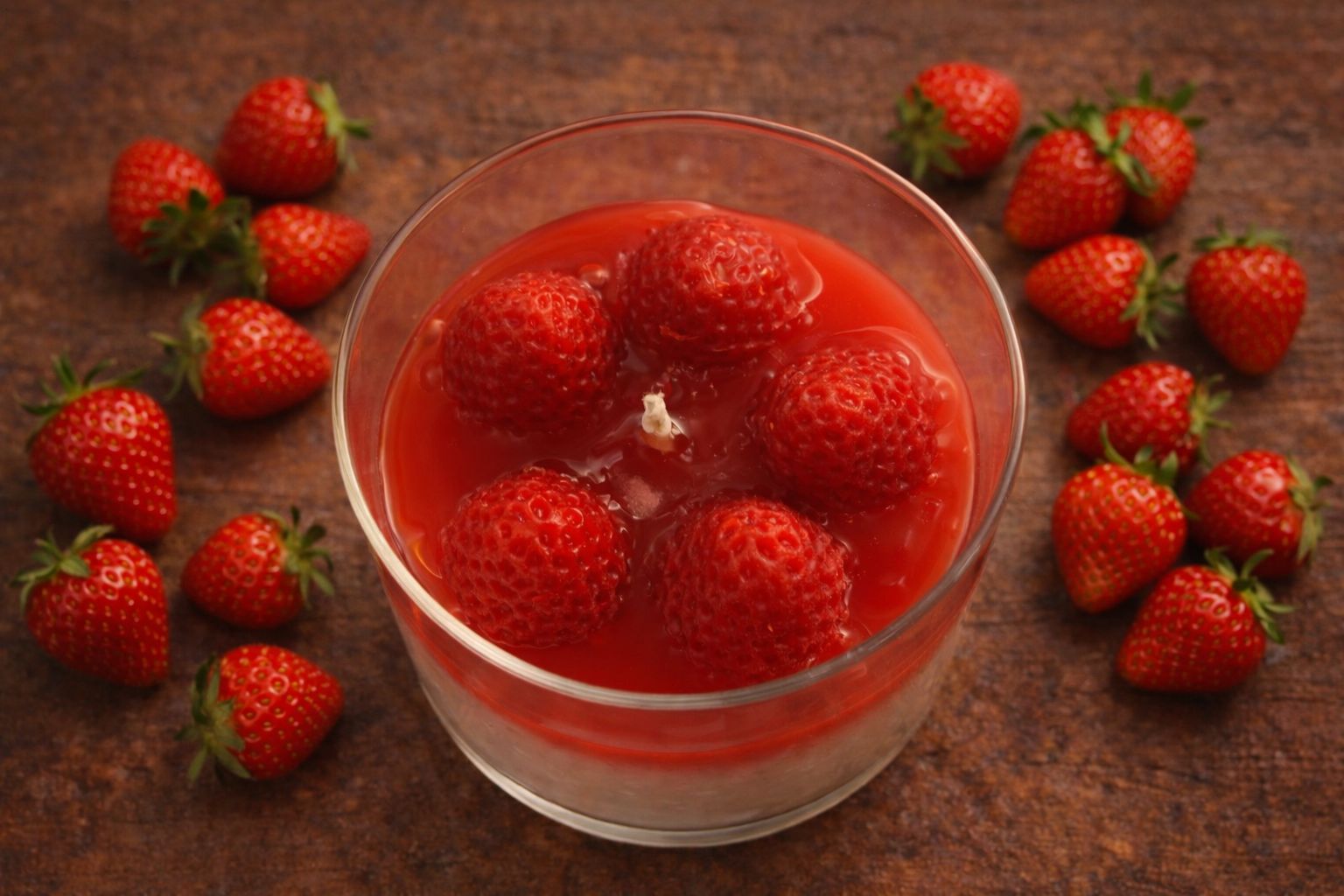 Bougie Tarte à la fraise 