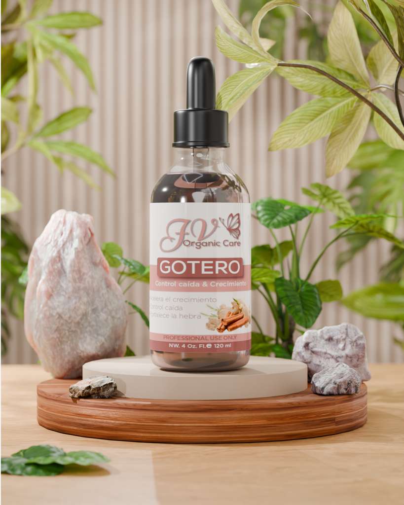 Gotero de cuidado orgánico