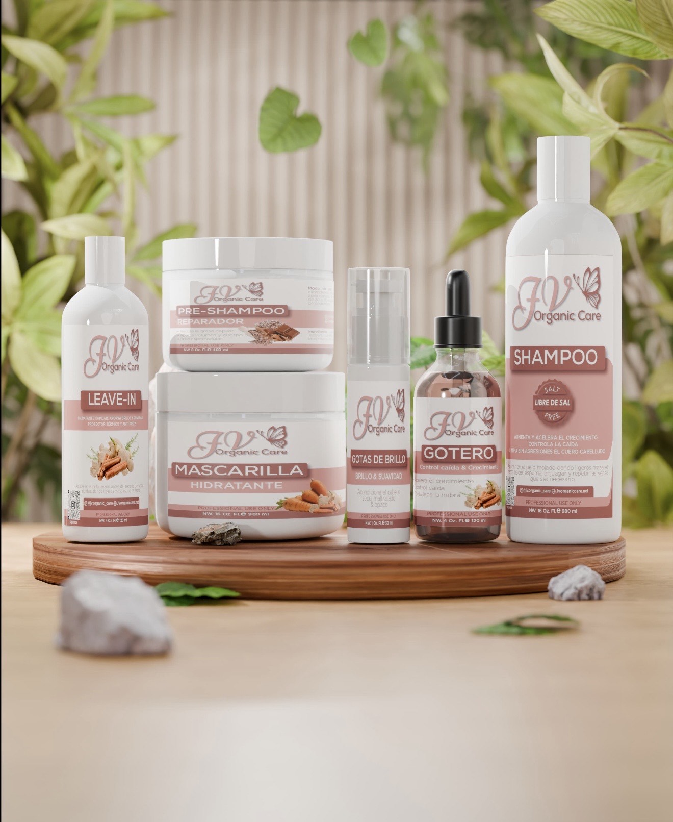 Kit de 6 pasos de cuidado capilar