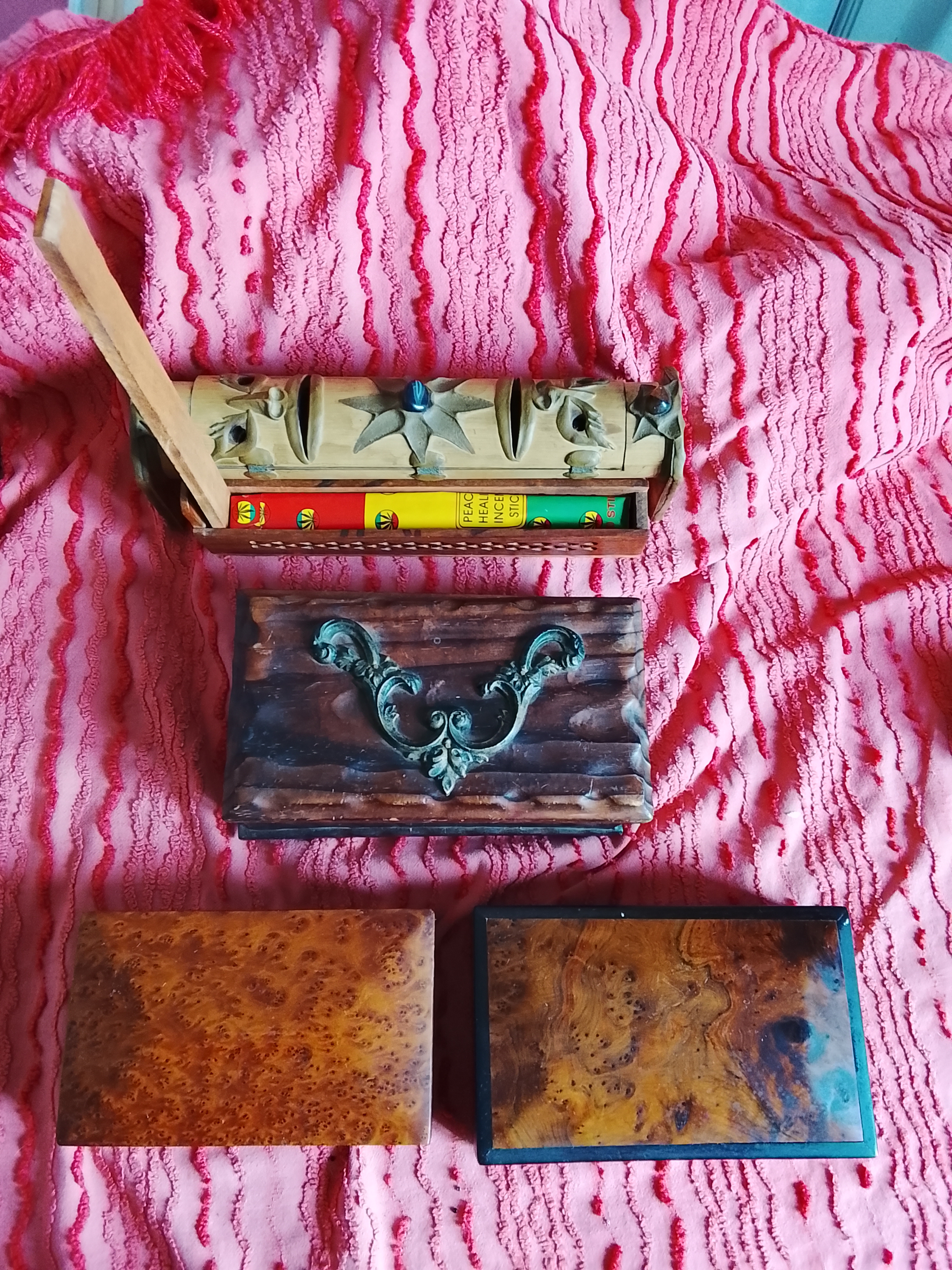 Cajas antiguas de madera