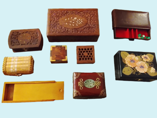 Cofres decorativos de madera