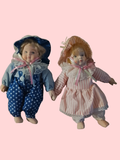 Muñecas de porcelana vintage