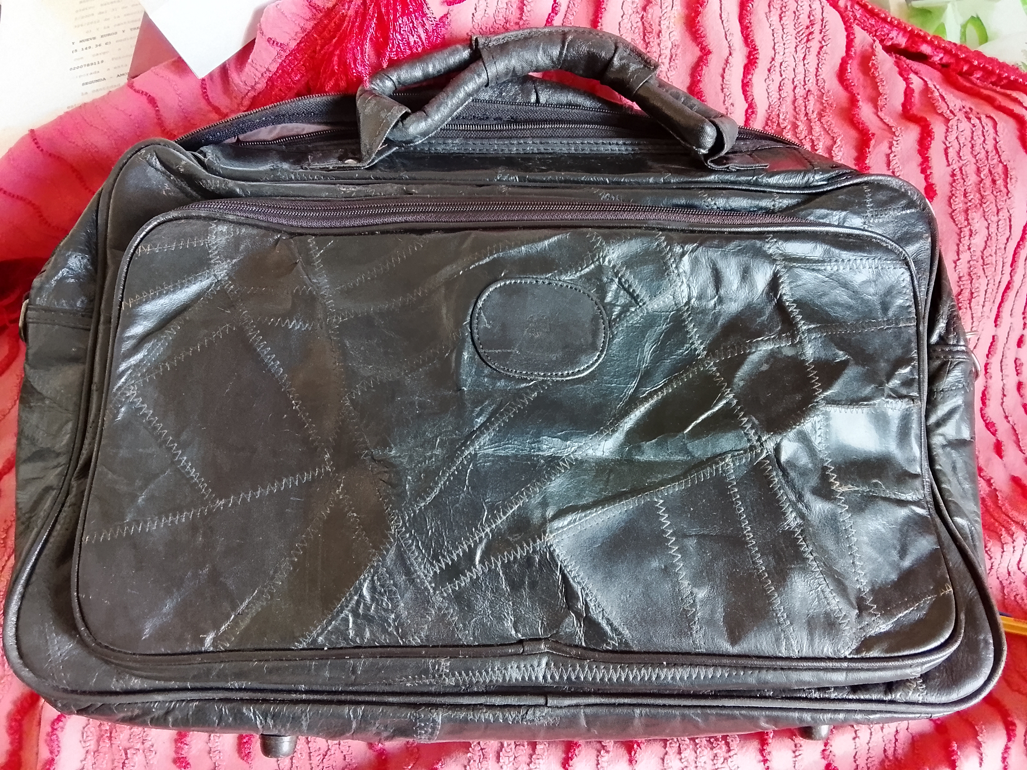 Bolso de viaje de cuero