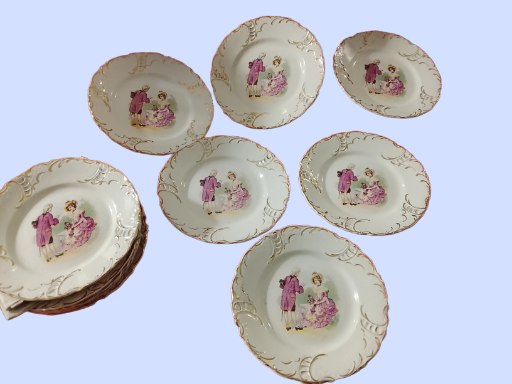 Juego de platos vintage