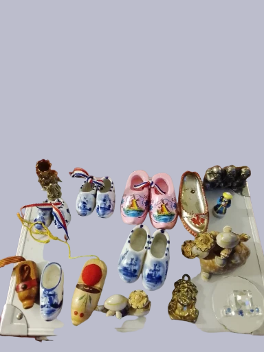 Miniaturas Zuecos de cerámica decorativos