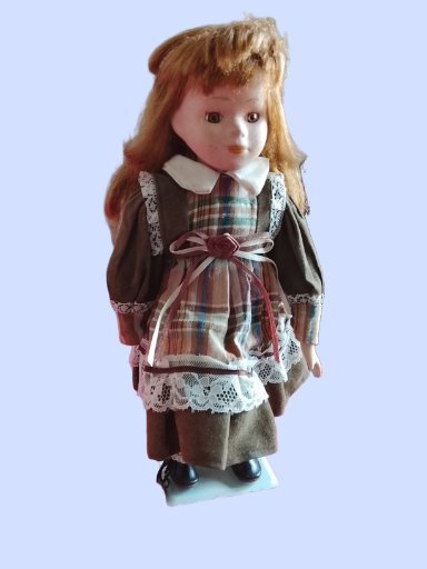 Muñeca vintage de porcelana