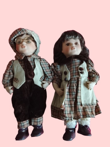 Muñecos de porcelana vintage