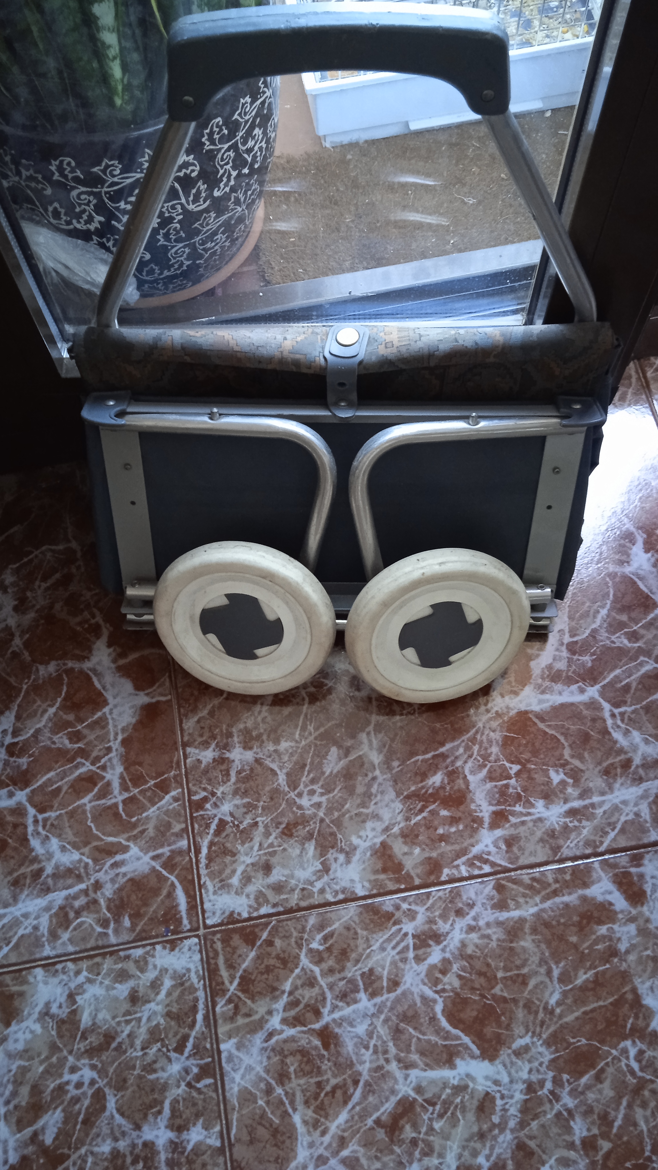 Carro de compras plegable