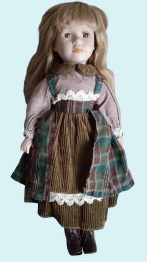 Muñeca vintage de porcelana