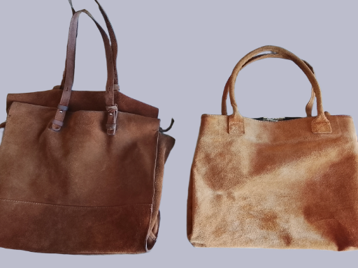 Bolso de piel hecho a mano