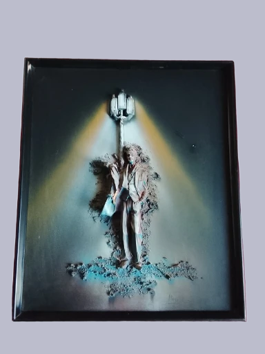 Cuadro de arte en relieve