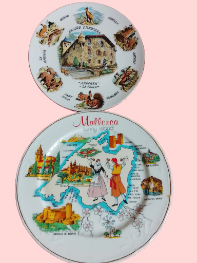 Platos decorativos de colección