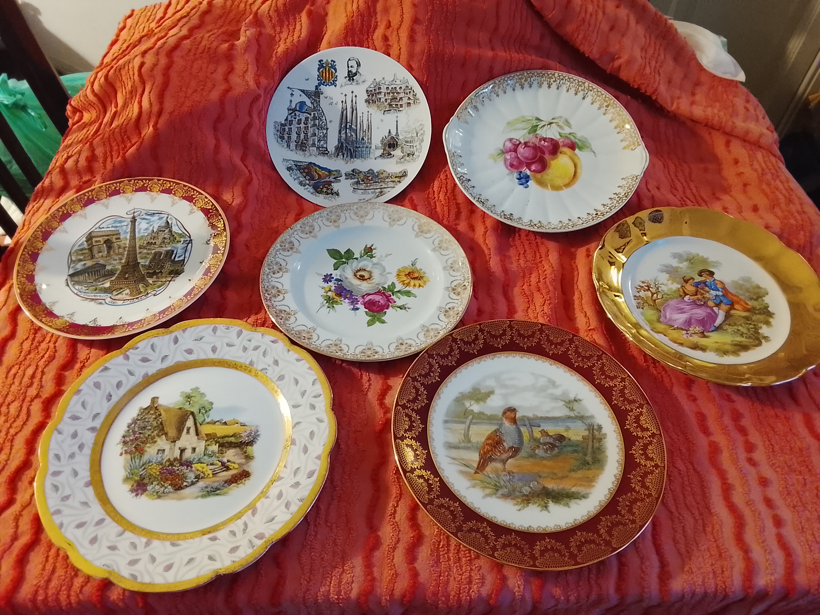 Platos decorativos vintage