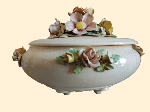 Jarrón decorativo de cerámica