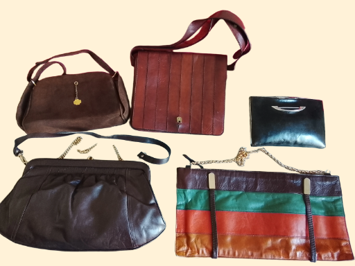 Bolso de piel vintage