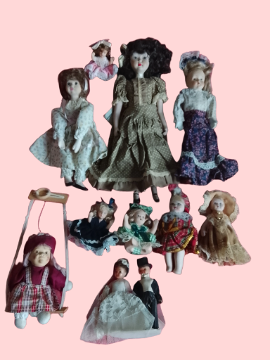 Colección de muñecas de porcelana